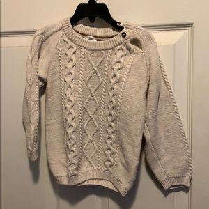 Cream sweater little boys